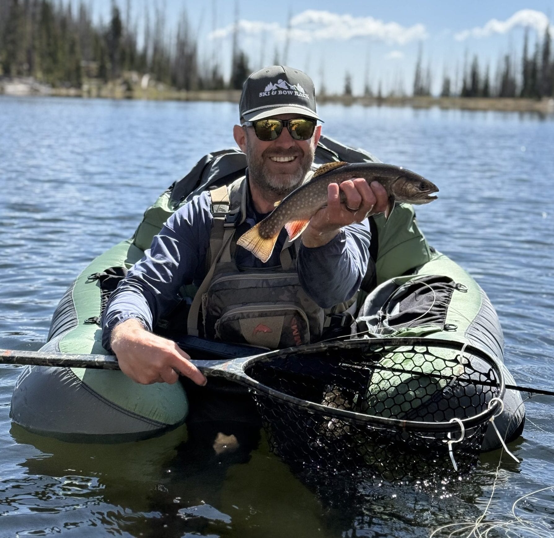 Float tube fishing inflatable rental Pagosa Springs Colorado