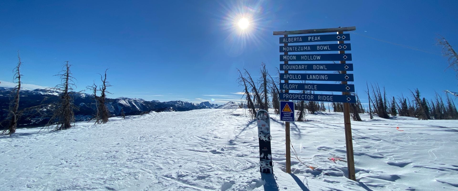 Skiers at Wolf Creek Ski Area near Pagosa Springs — Ski & Bow Rack rental gear in action
